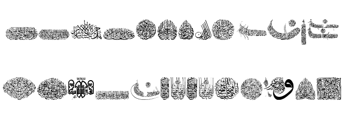 My Font Quraan 7 Font LOWERCASE