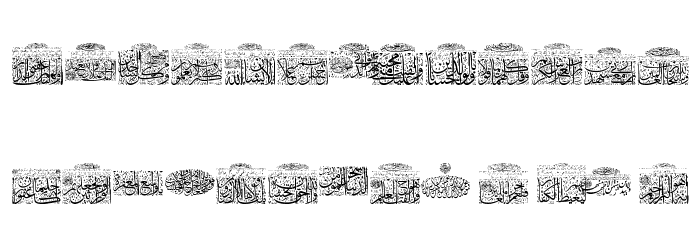 My Font Quraan 9 Font LOWERCASE