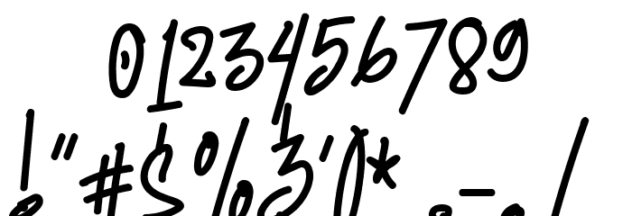 My Fox Font OTHER CHARS