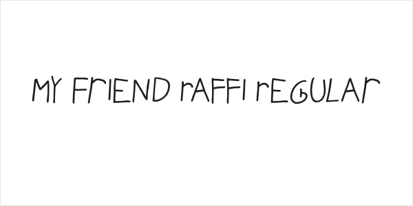 My Friend Raffi Regular Logo