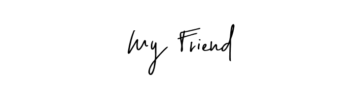 My Friend  Free Fonts Download