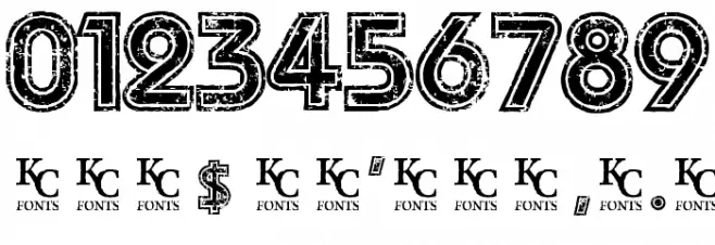 My Girl Is Retro Font OTHER CHARS