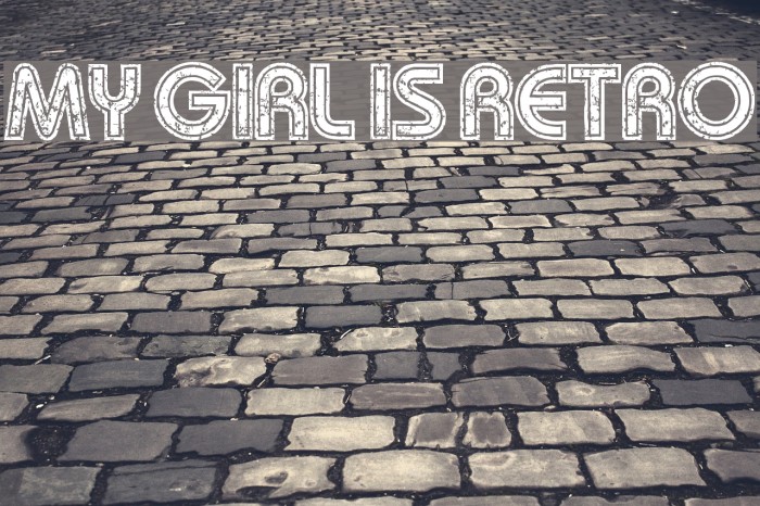 My Girl Is Retro Font examples