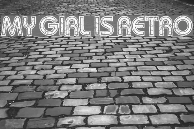 My Girl Is Retro Font examples