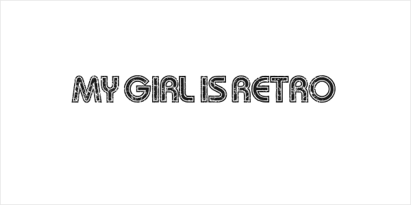 My Girl Is Retro Logo