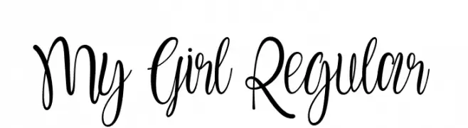 My Girl Regular  フリーフォントのダウンロード