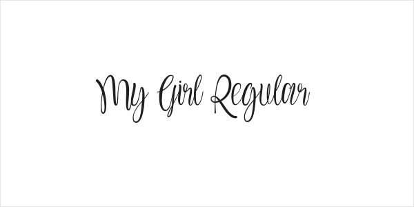 My Girl Regular Logo