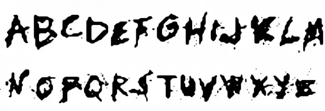 My Hand Fights Шрифта ВЕРХНИЙ