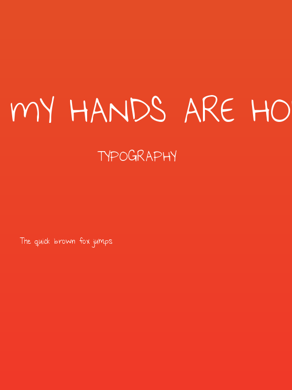 My Hands are Holding You Poster