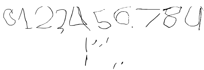 My Handwriting Right Ha Regular Font OTHER CHARS