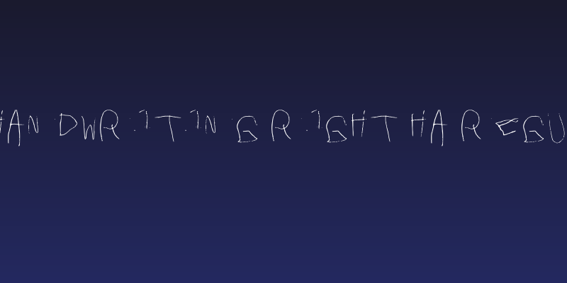 My Handwriting Right Ha Regular Social Header