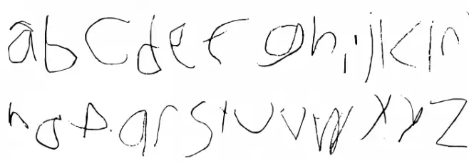 My Handwriting Right Ha Regular Schriftart Kleinbuchstaben