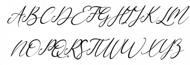 My Happy Italic Шрифта ВЕРХНИЙ
