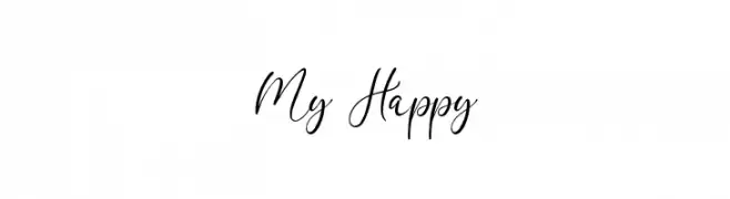 My Happy  font caratteri gratis