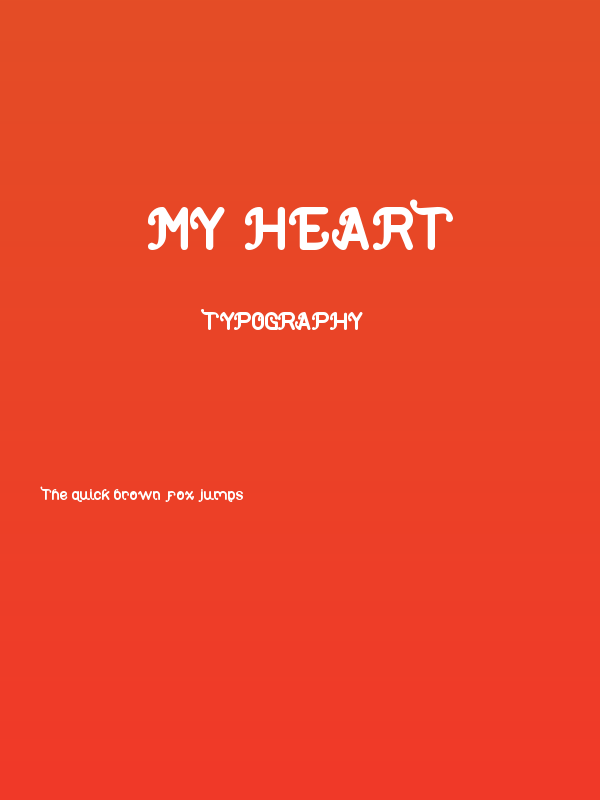 My Heart Poster