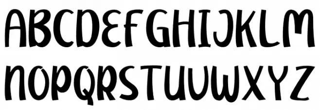My Hero Father Schriftart Groß