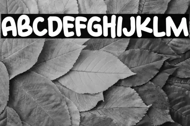 My Home Free Trial Regular Fonte examples