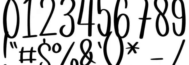 My Homework Font OTHER CHARS