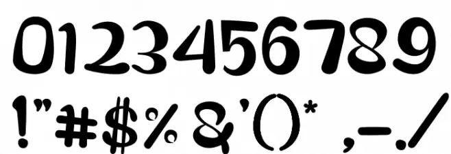 My Honey Loly Font OTHER CHARS