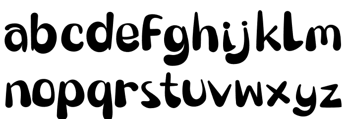 My Honey Loly Font LOWERCASE