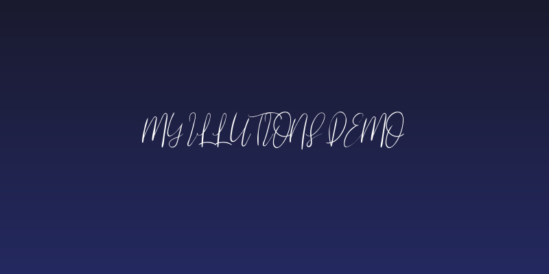My Illutions Demo Social Header