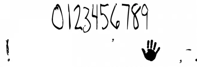 My Imaginary Friend フォント その他の文字