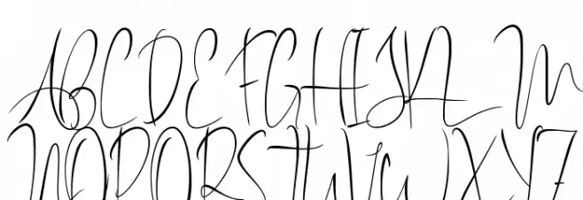 My Journal Demo Font UPPERCASE