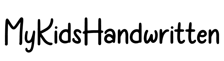 My Kids Handwritten  Frei Schriftart Herunterladen