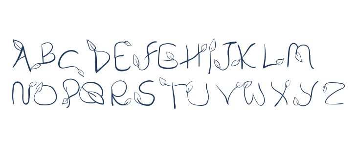 My Leaf Lowercase