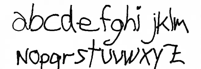 My Left Font Fonte MINÚSCULAS