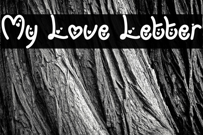 My Love Letter Example 3