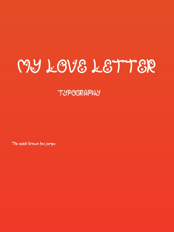 My Love Letter Poster
