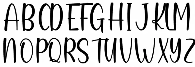 My Love Font Litere mari