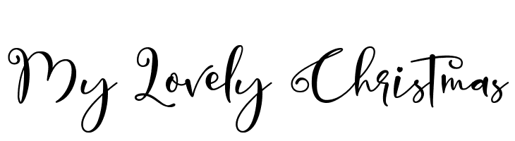 My Lovely Christmas  font caratteri gratis