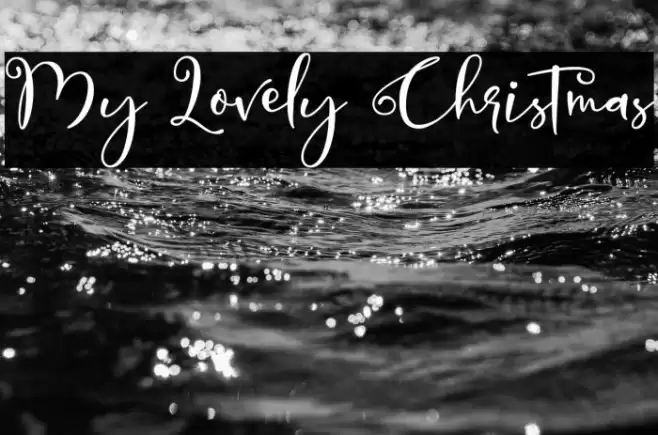 My Lovely Christmas Font examples