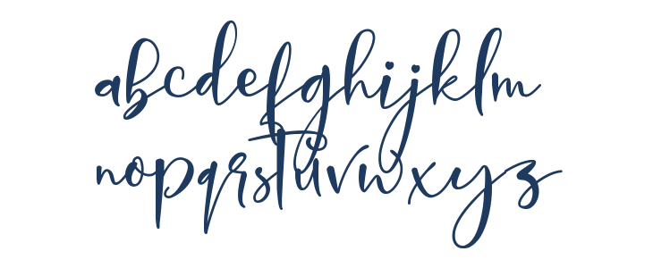 My Lovely Christmas Lowercase