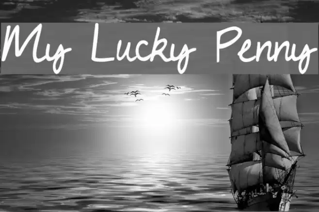 My Lucky Penny Font examples
