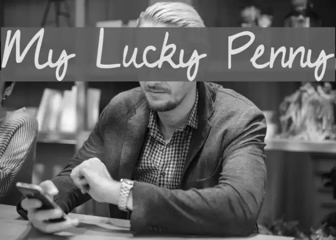 My Lucky Penny Font examples