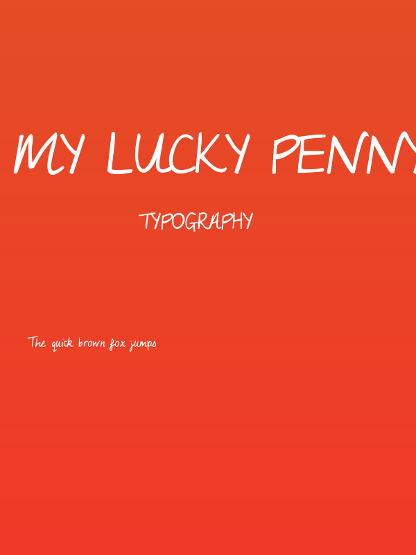 My Lucky Penny Poster