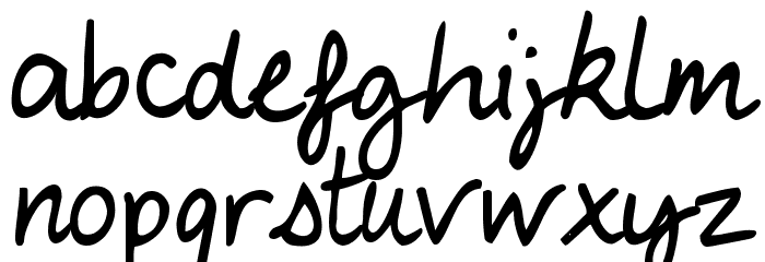 My Lucky Penny Font LOWERCASE