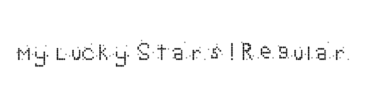 My Lucky Stars! Regular Font