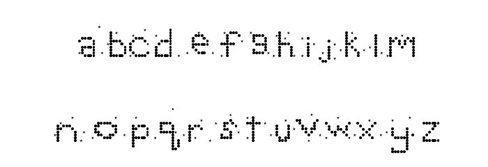 My Lucky Stars! Regular Font LOWERCASE