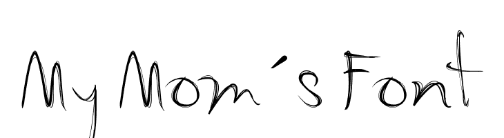 My Mom´s Font  baixar fontes gratis