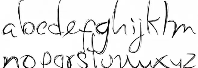 My Mom´s Font Schriftart Kleinbuchstaben