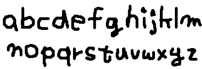 My Mousewriting Font LOWERCASE