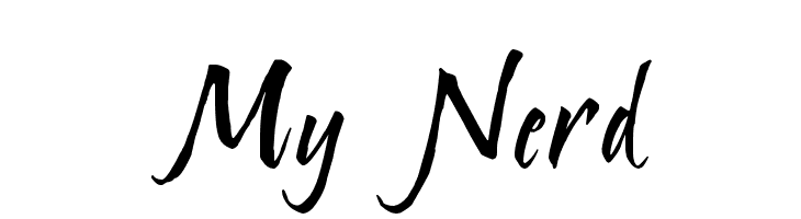 My Nerd  免费字体下载