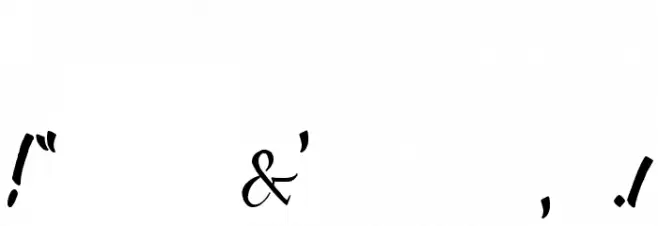 My Nerd フォント その他の文字
