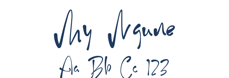 My Ngune Font Preview