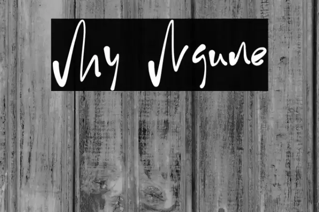 My Ngune Caratteri examples