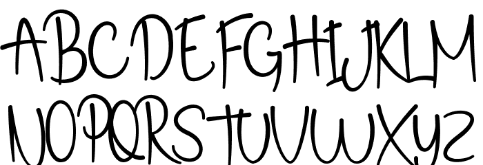 My Note Demo Font UPPERCASE